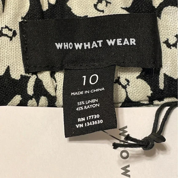 WHO WHAT WEAR Floral Print High Rise‎ Shorts - Picture 6 of 7